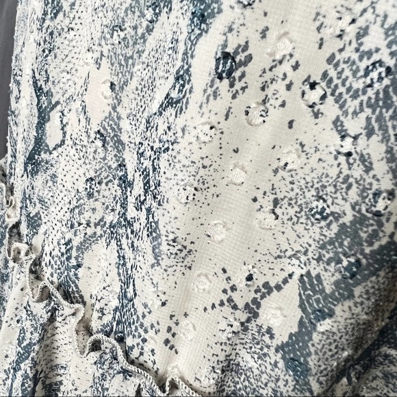 Altar’d State , snakeskin printed, sleeveless, ruffled dress. Large - Picture 8 of 9